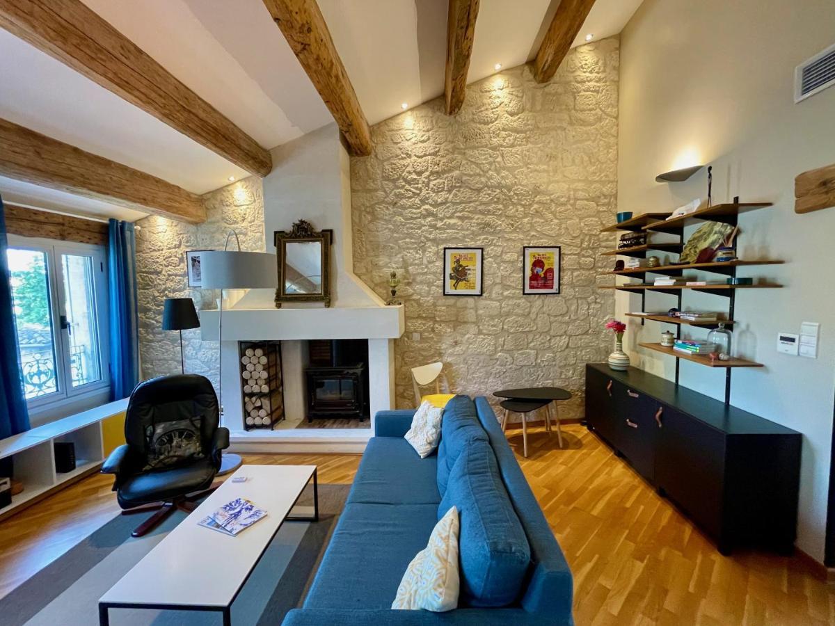 L'Atypique - T3 Grande Terrasse, Bbq Vue Et Cheminee Lägenhet Avignon Exteriör bild
