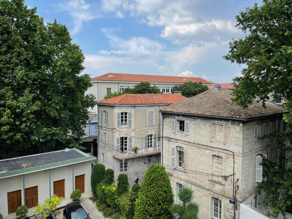 L'Atypique - T3 Grande Terrasse, Bbq Vue Et Cheminee Lägenhet Avignon Exteriör bild