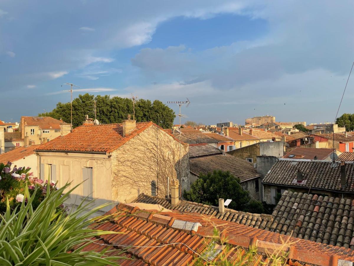 L'Atypique - T3 Grande Terrasse, Bbq Vue Et Cheminee Lägenhet Avignon Exteriör bild